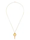 Alighieri Key To The Library Necklace In Gold