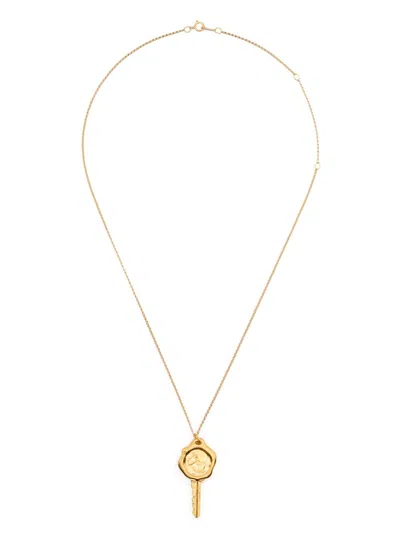 Alighieri Key To The Library Necklace In Gold