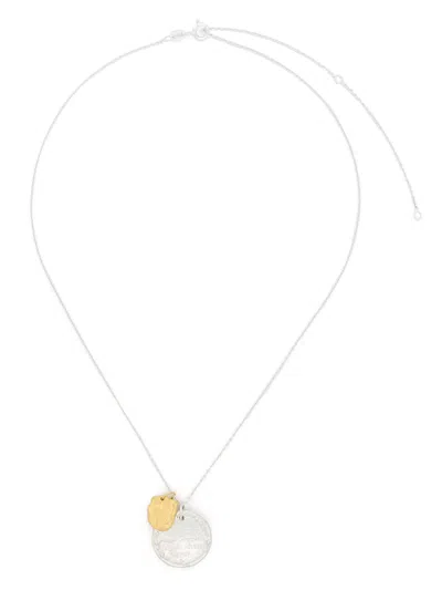 Alighieri La Collisione Necklace In Silver