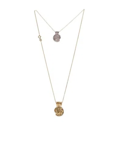 Alighieri Logo Necklace In White