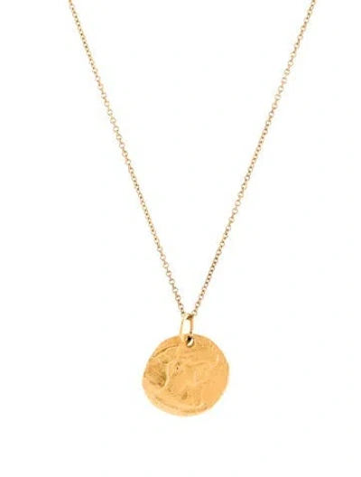 Pre-owned Alighieri Medallion Pendant Necklace, 18.75" In Multi