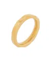 Alighieri Metallic-tone Band Ring In Yellow