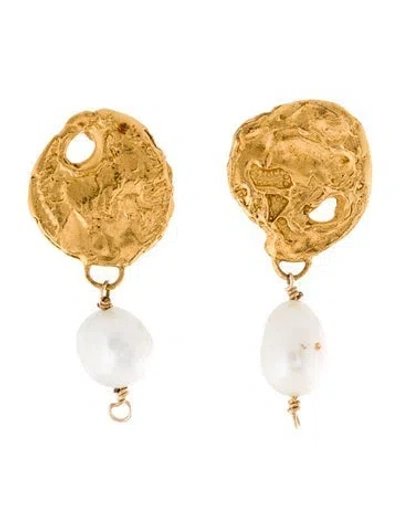 Pre-owned Alighieri Pearl The Beacon Drop Earrings In Multi