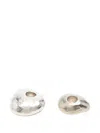 Alighieri Pebble Candlesticks In Metallic