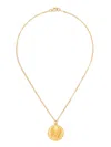Alighieri Reader Of The Sea Necklace In Gold