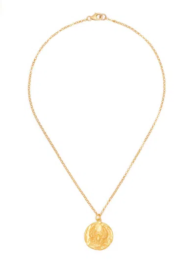 Alighieri Reader Of The Sea Necklace In Gold