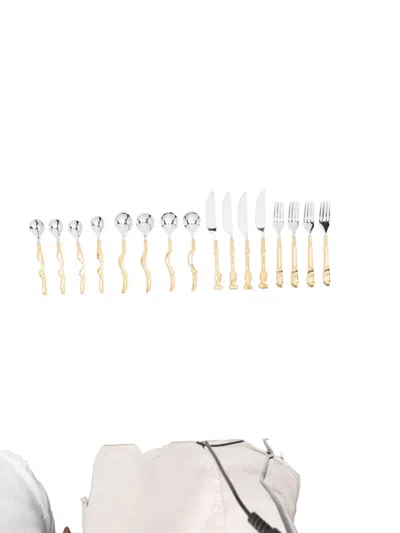 Alighieri Sculpted-handle Cutlery Set