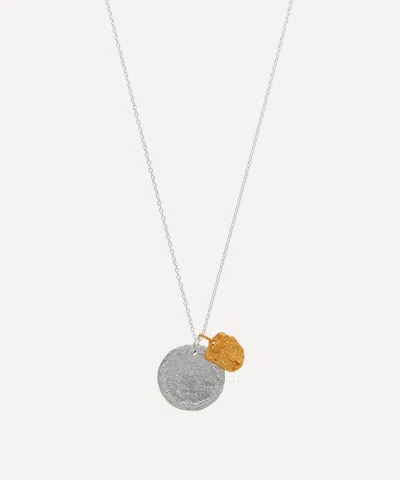 Alighieri Silver And Gold-plated La Collisione Necklace