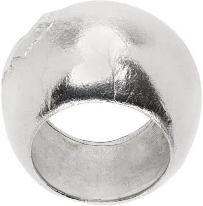 Alighieri Silver 'the Bombe' Ring In Sterling Silver