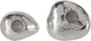 Alighieri Silver 'the Floating Pebble' Candle Holder Set In Silver-plated Brass