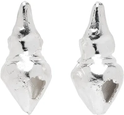 Alighieri Silver 'the Vessel Of Offerings' Earrings In 00 Silver