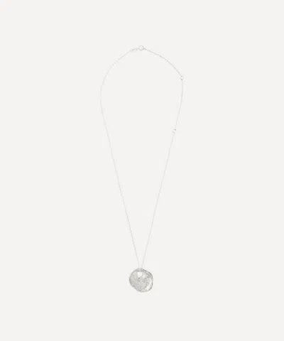 Alighieri Sterling Silver Crustacean Bookmark Pendant Necklace
