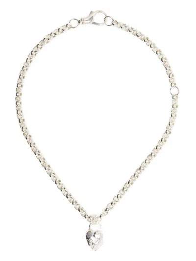 Alighieri Teh Amour Rolo-chain Necklace In Silber