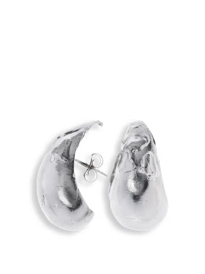 Alighieri The Abundant Dream Hoop Earrings In Recycled Sterling Silver