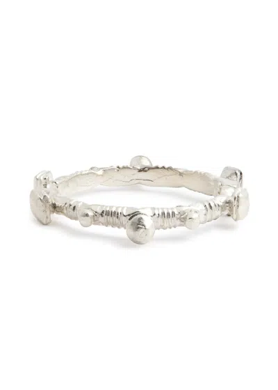 Alighieri The Ancient Incantations Sterling Silver Bangle