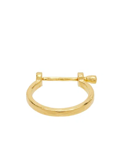 Alighieri The Armour Unlocked Screw Bracelet In Yellow