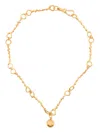 Alighieri The Ball Of Curiosity Necklace In Gold