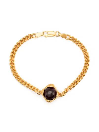 Alighieri The Garnet Of Desire Bracelet In Gold