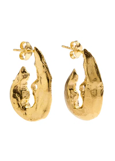Alighieri The Gilded Crustacean 24kt Gold-plated Hoop Earrings