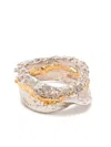 Alighieri The Infernal Rocks Rings Set In Metallic