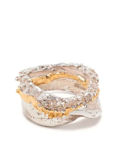 Alighieri The Infernal Rocks Rings Set In Metallic