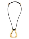 Alighieri The Link Of Wanderlust Necklace In Black