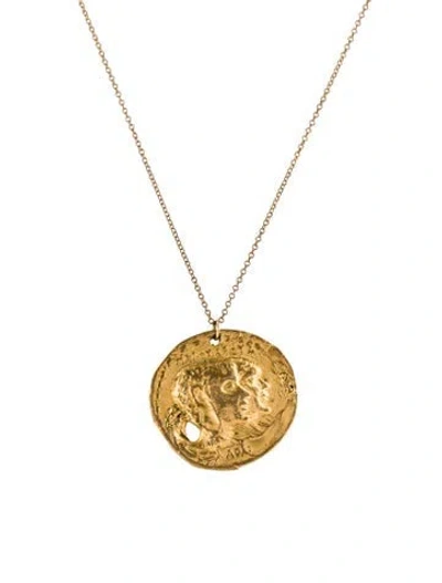 Pre-owned Alighieri The Other Side Of The World Pendant Necklace, 17" In Multi