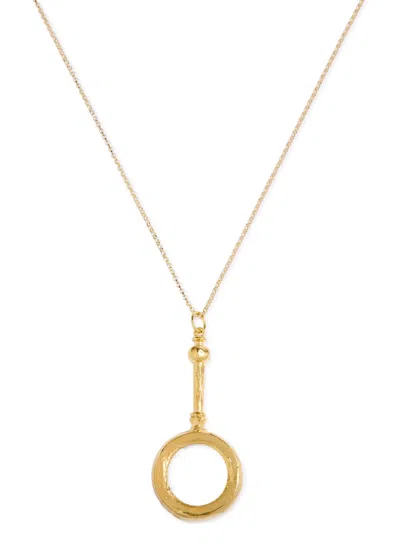 Alighieri Gold 'the Poet's Lens' Necklace