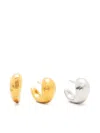 Alighieri The Raindrop Hammered Earrings In Gold