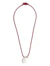 Alighieri The Reader On The Shore Choker Necklace In Burgundy