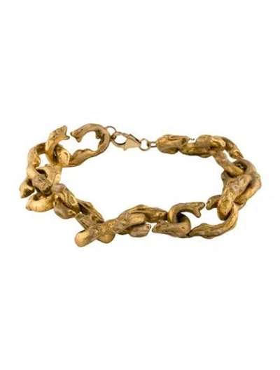 Pre-owned Alighieri 'the Selva Oscura' Link Bracelet, 6.75" In Multi