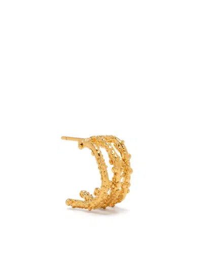 Alighieri Vergoldeter The Single Crumbling Ohrring In Gold