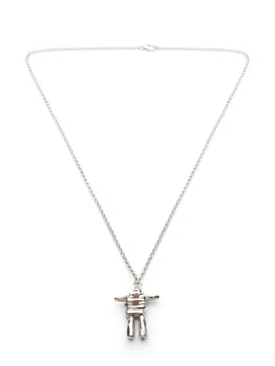 Alighieri The Skeleton Of The Self Necklace In Silber