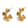 Alighieri The Traveller's Path Earrings In Gold In Gold