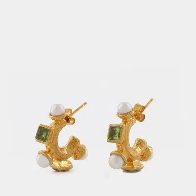 Alighieri Traveller's Path Earrings In Gold