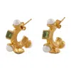 Alighieri The Traveller's Path Earrings In Gold In Gold