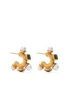 Alighieri The Traveller's Path Hoop Earrings In Gold