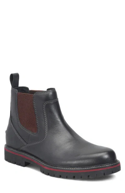 Align Rangley Water Resistant Lugged Chelsea Boot In Black