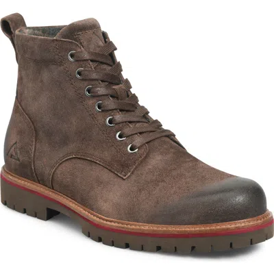 Align Ryder Weatherproof Lugged Plain Toe Boot In Brown