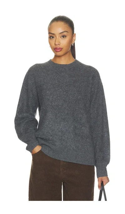 Aligne Adrianna Crew Neck Knit Jumper In Grey