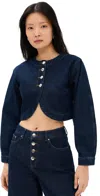 Aligne Angelina Denim Top Dark Blue In Dark Blue