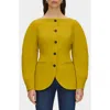 Aligne Artemis Barrel Sleeve Jacket In Yellow