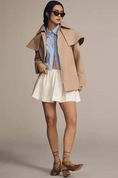 Aligne Ashton Cape Jacket In Beige