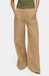 Aligne Aster Organic Cotton Pants In Brown