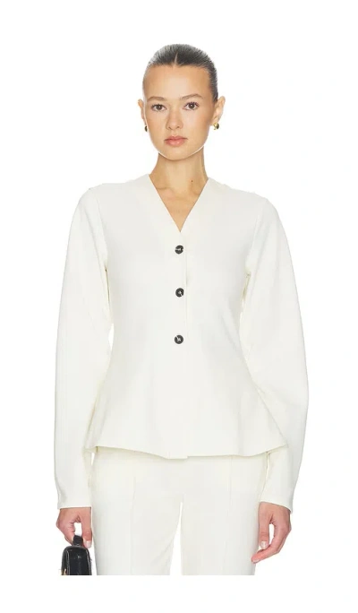 Aligne Azalea Jersey Cardigan In White