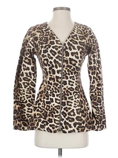 Aligne Blazer Jacket In Animal Print