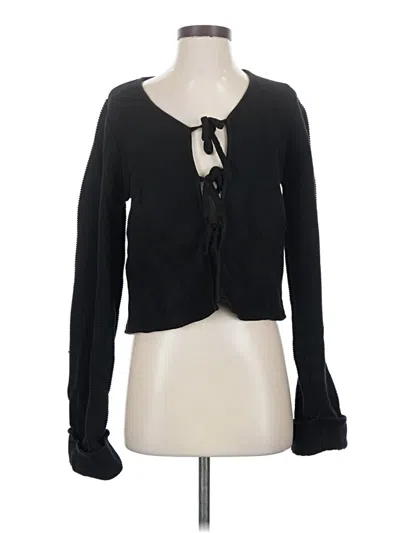 Pre-owned Aligne Cardigan Sweater In Black