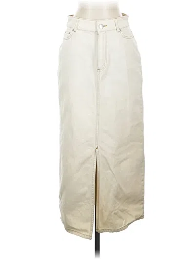 Pre-owned Aligne Casual Skirt In Ivory