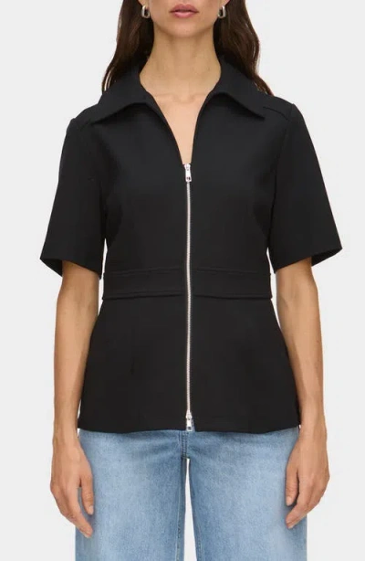 ALIGNE ALIGNE CECILE ZIP FRONT TOP