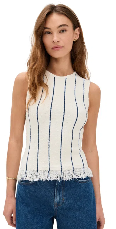 Aligne Char Boucle Top Ivory In White